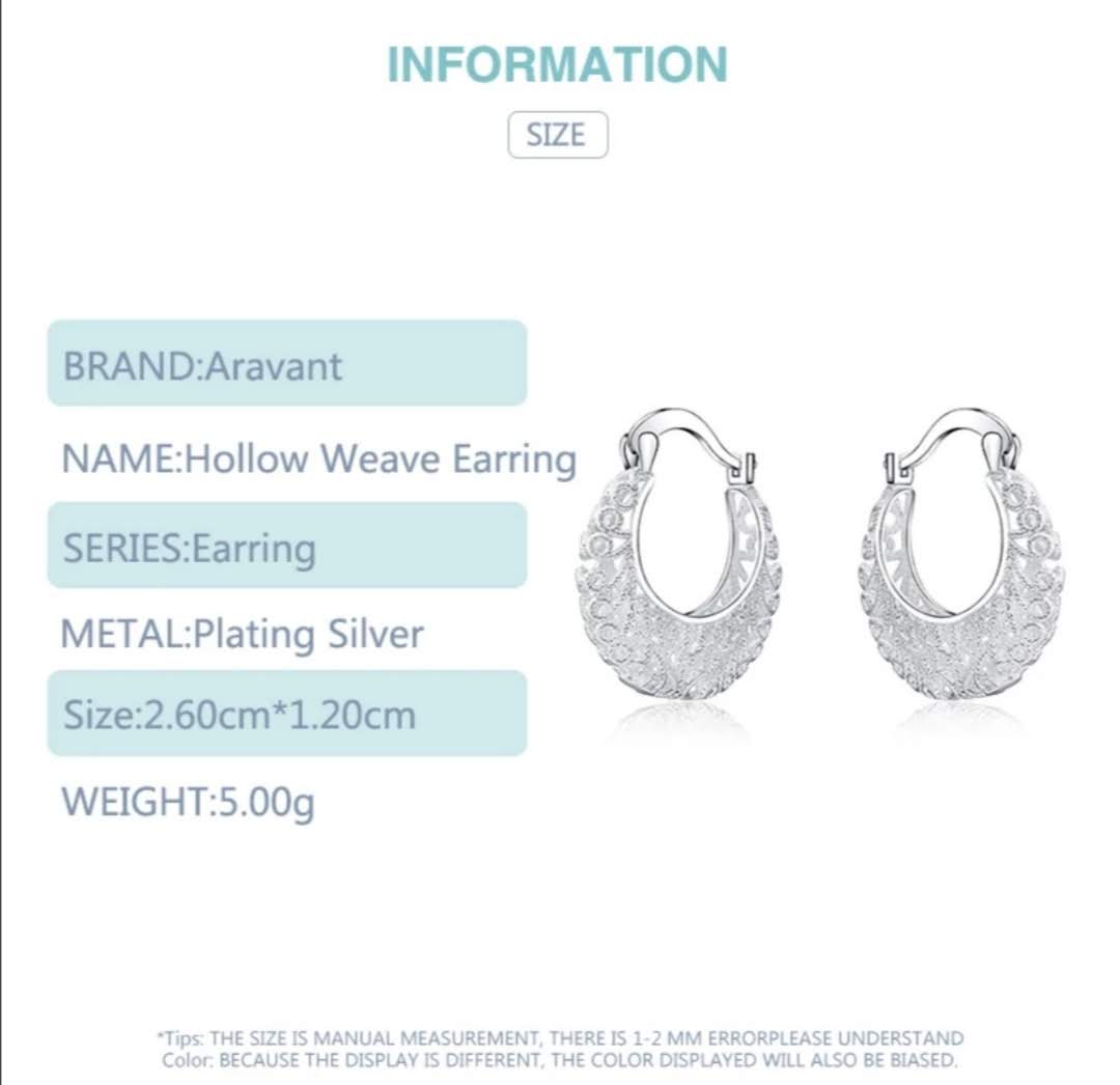 Stříbrné malé krásně zdobené kroužky