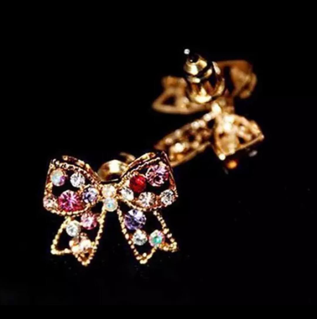 Náušnice jemné mašličky