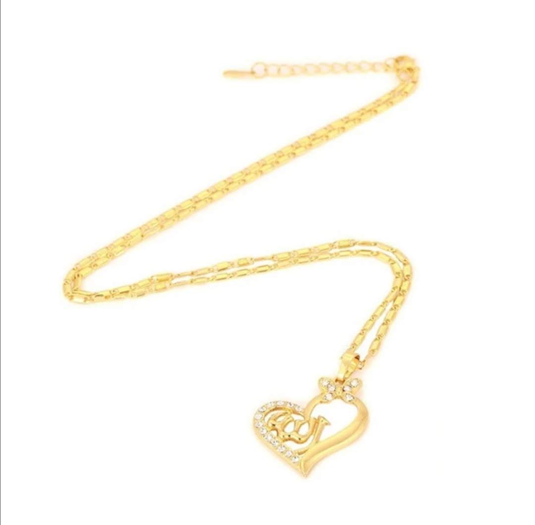 Řetízek s větším přívěskem srdce