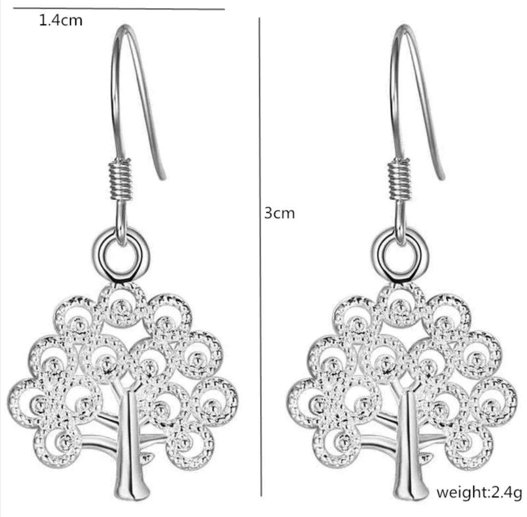 Krásné náušnice strom života 