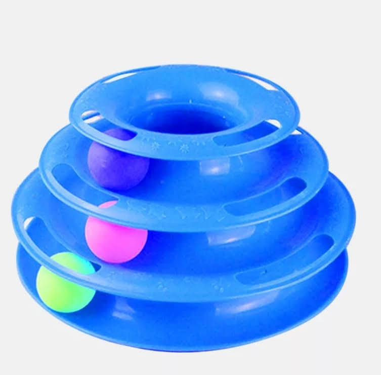 Třípatrová věž pro kočky