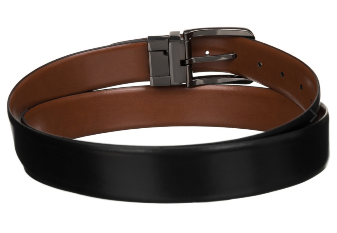 Široký oboustranný kožený pásek Peterson 