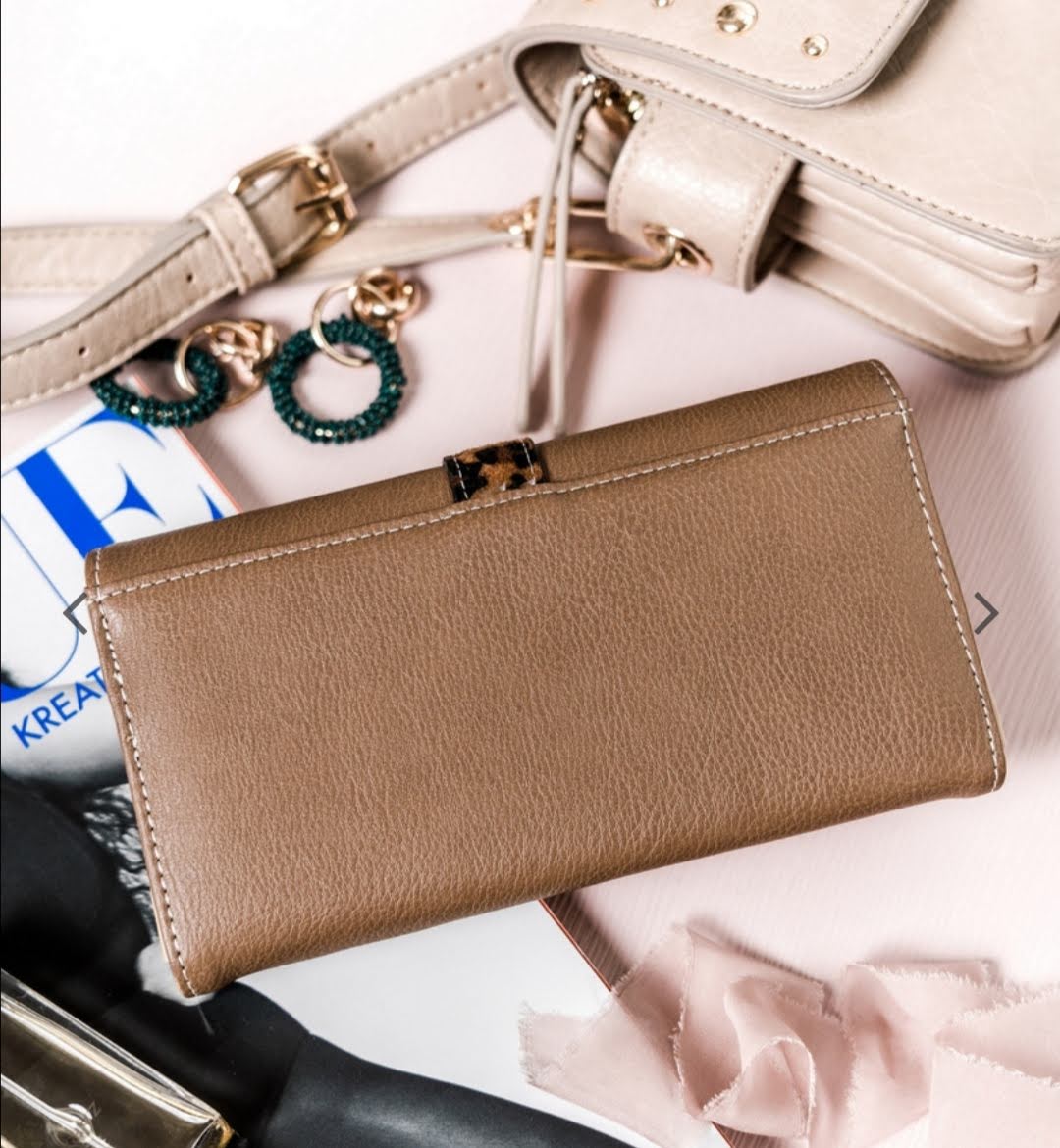 Velká dámská peněženka Lulu Castagnette hnědá