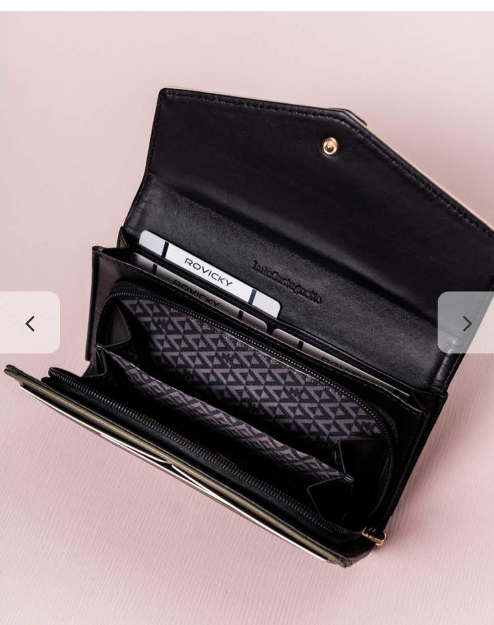 Velká dámská peněženka Lulu Castagnette zelená