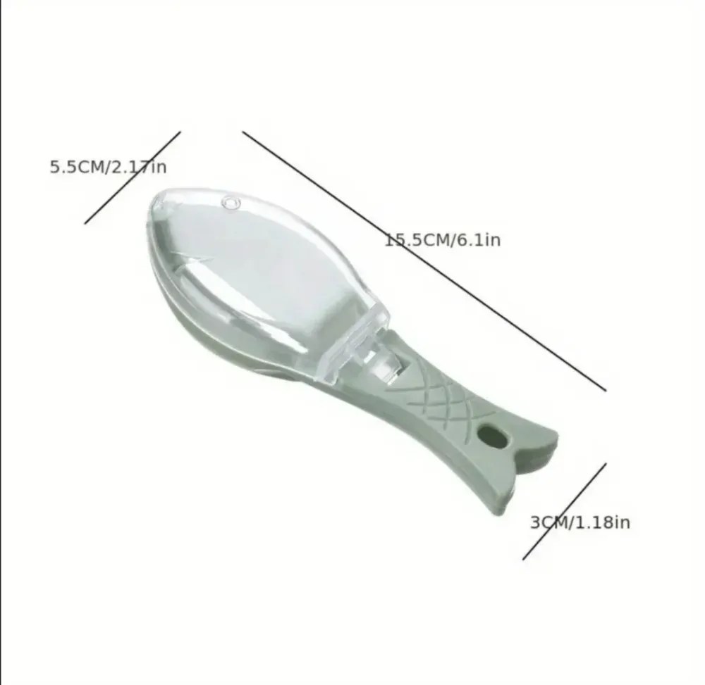 Škrabka na šupiny pro rybáře 