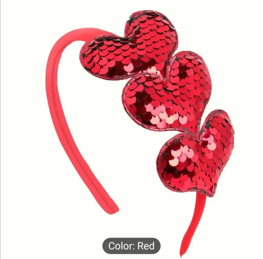 Dětská párty čelenka s flitry ve třech barevných variantách 