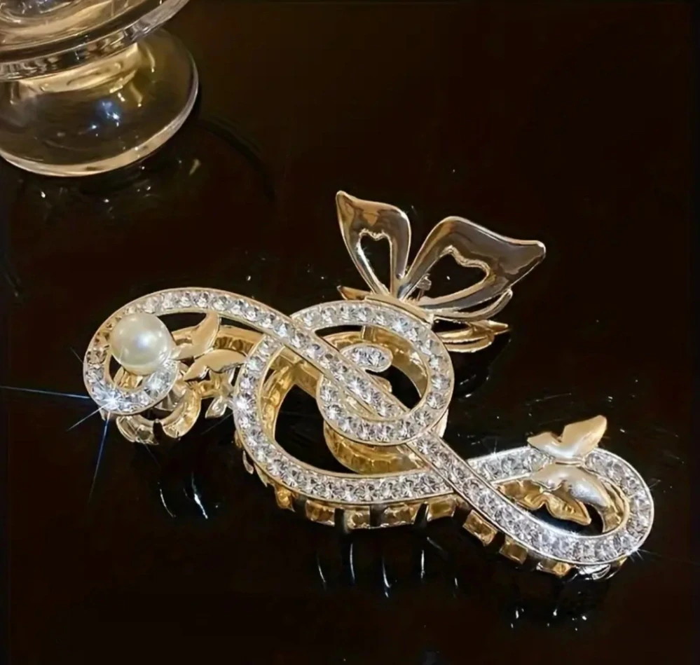 Skřipec do vlasů houslový klíč 