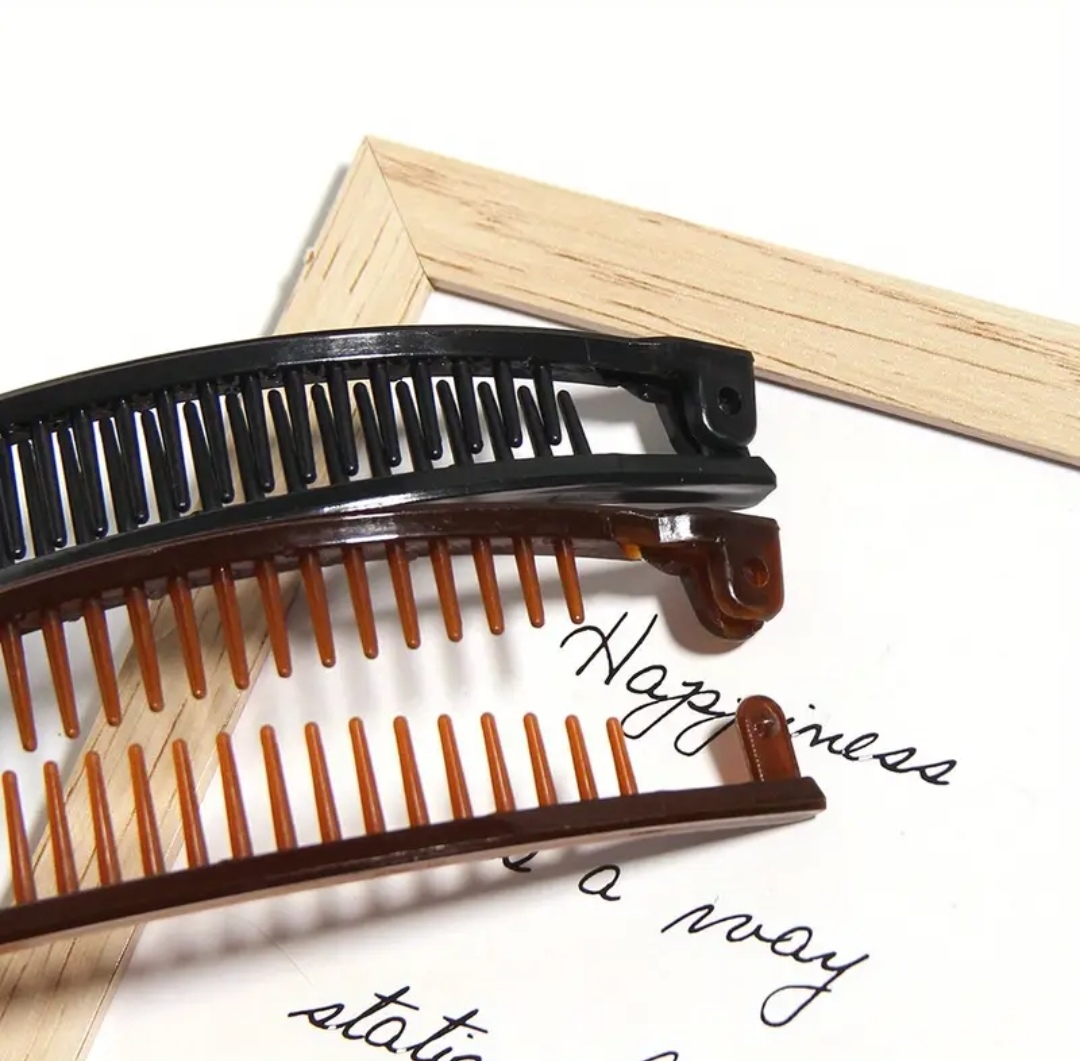 Sada 3 banánových spon do vlasů 