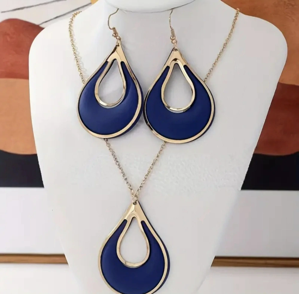 Designová sada šperků Teardrop Elegance