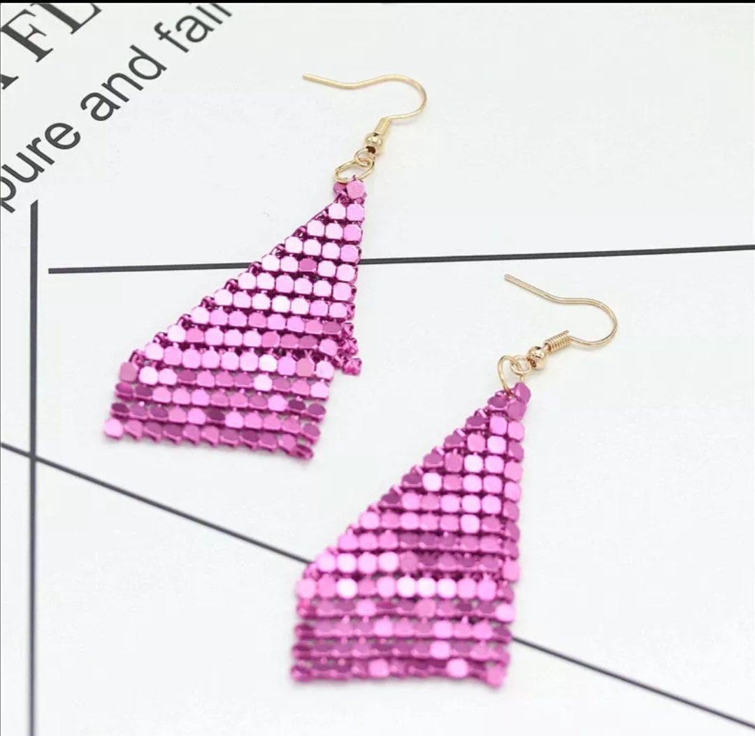 Krásné večerní náušnice 7,5 cm