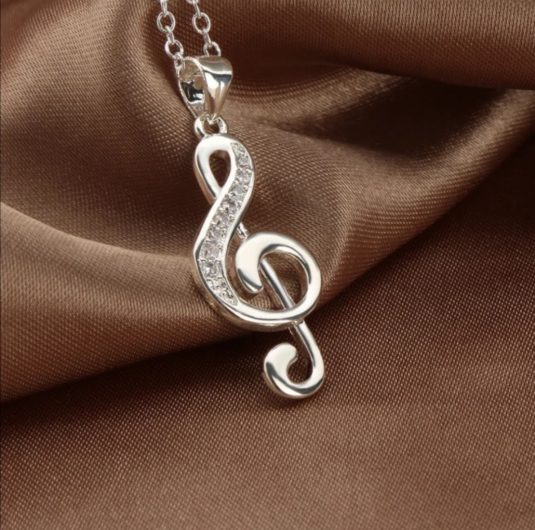 Řetízek s přívěskem houslový klíč