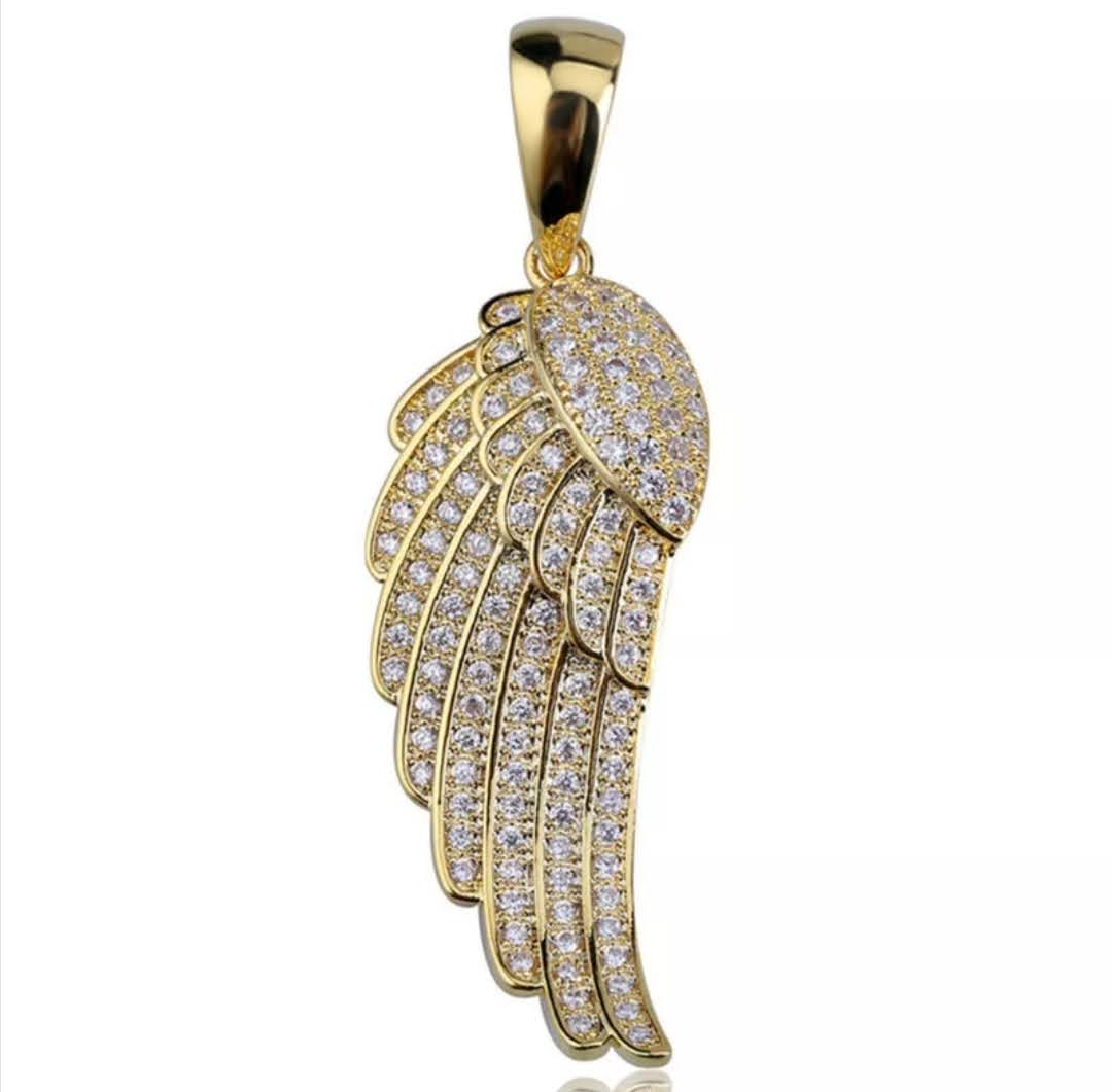 Řetízek s přívěskem andělské křídlo