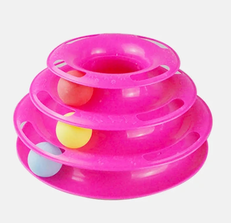 Třípatrová věž pro kočky