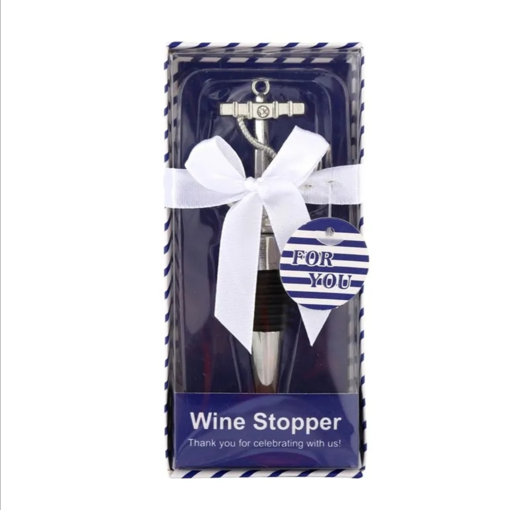 Originální zátka na lahve lodní kotva