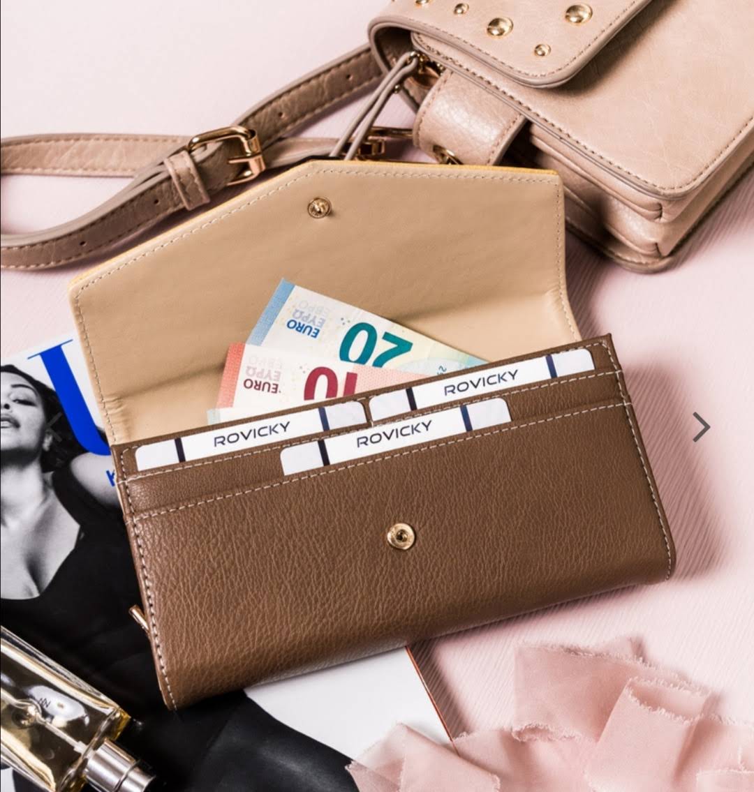 Velká dámská peněženka Lulu Castagnette hnědá