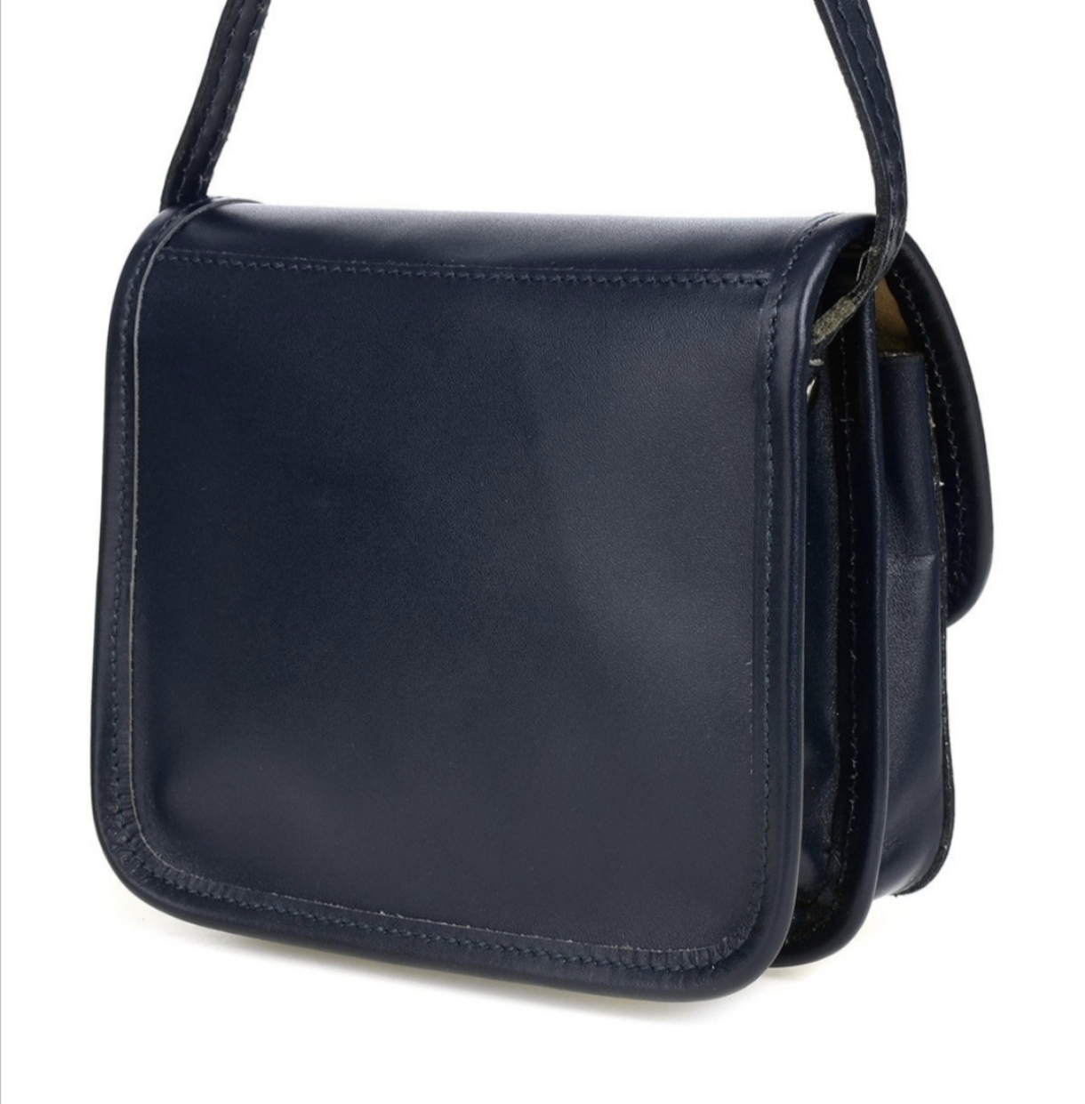 Luxusní malá dámská kožená kabelka Beltimore Blue Charm