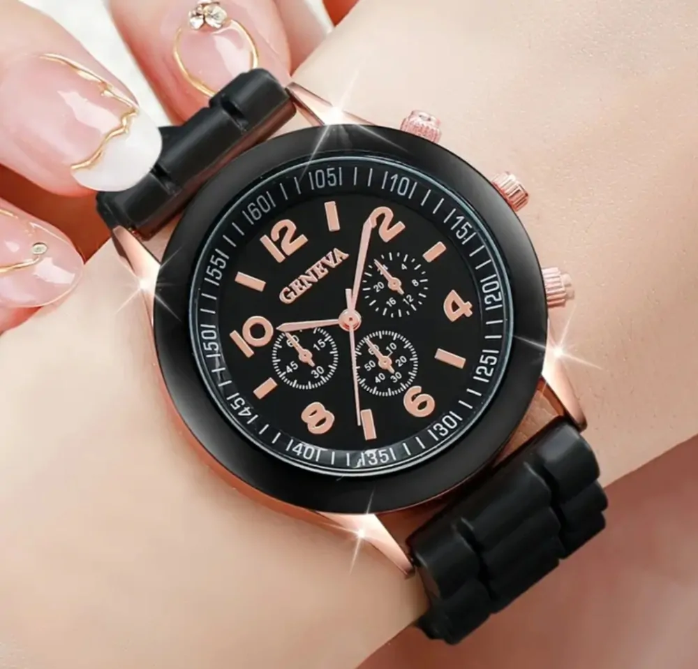 Módní hodinky ve třech barevných variantách se silikonovým páskem 