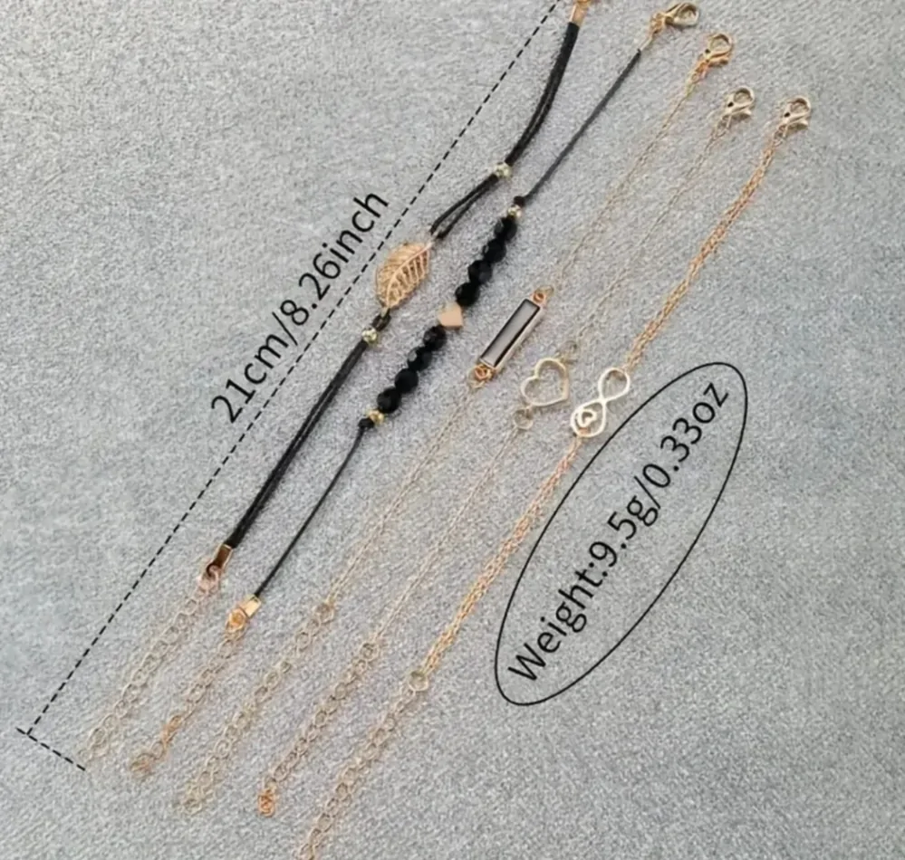 Luxusní dárková sada hodinek s květinou a 5 náramky 