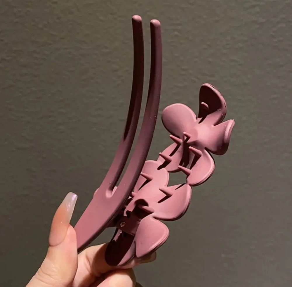 3 dílná sada skřipců květina  fialová 