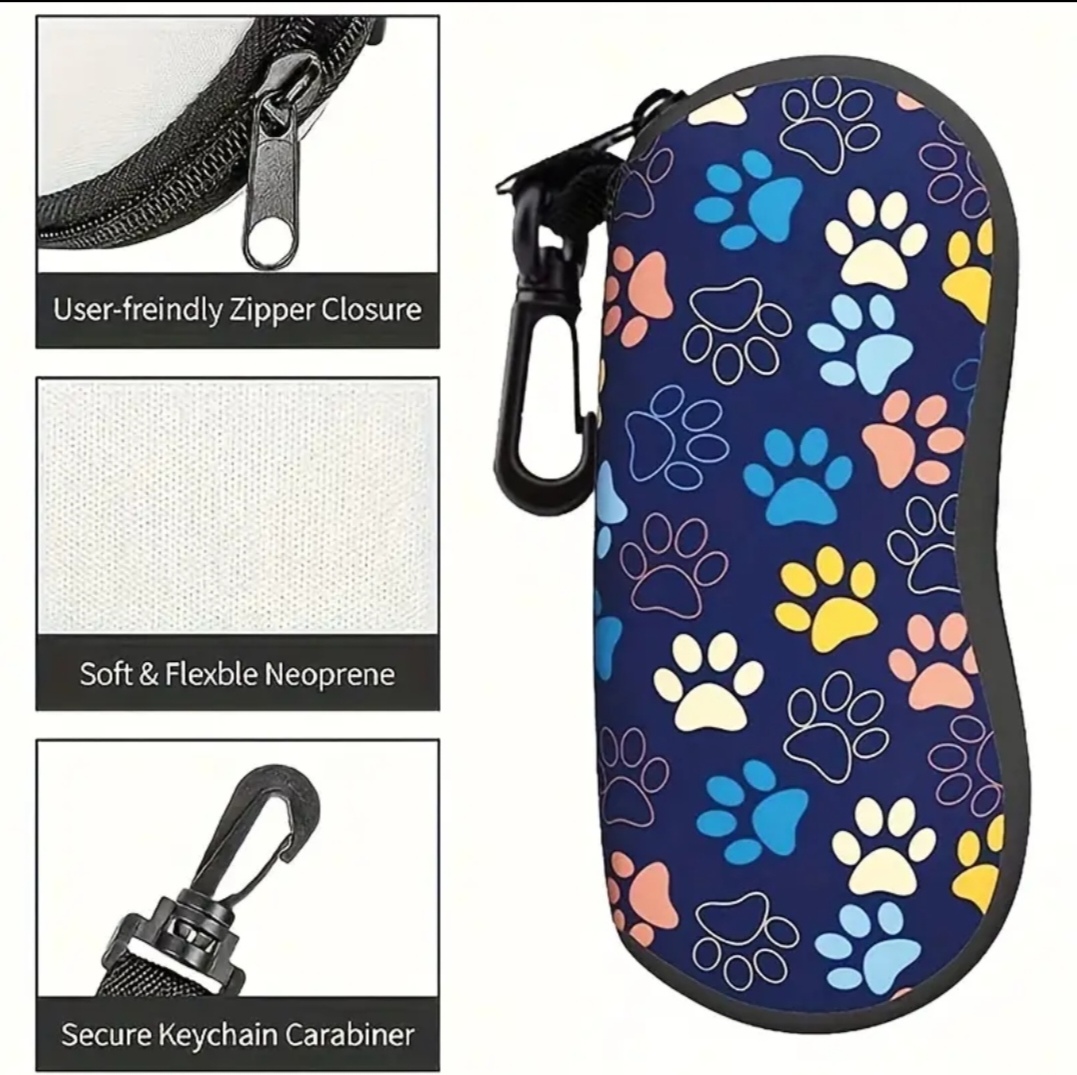 Designové pouzdro na brýle - tlapky