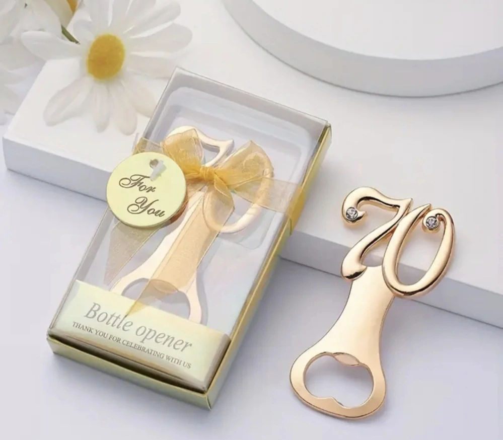 Slavnostní otvírák lahví ke kulatému jubileu 40, 50, 60...