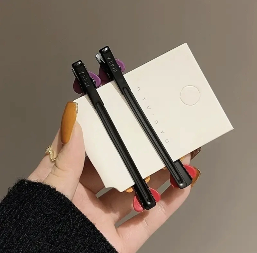 Sponky do vlasů s duhovými srdíčky