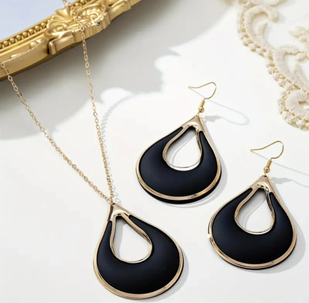 Designová sada šperků Teardrop Elegance
