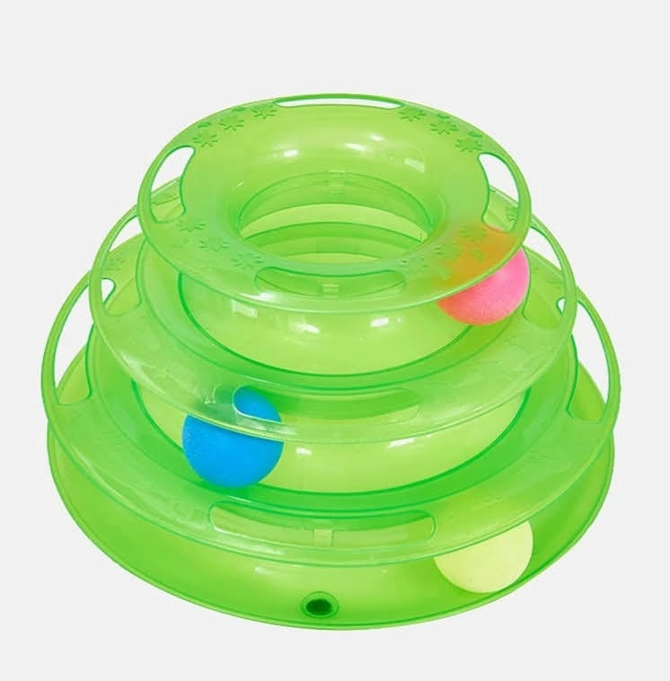 Třípatrová věž pro kočky