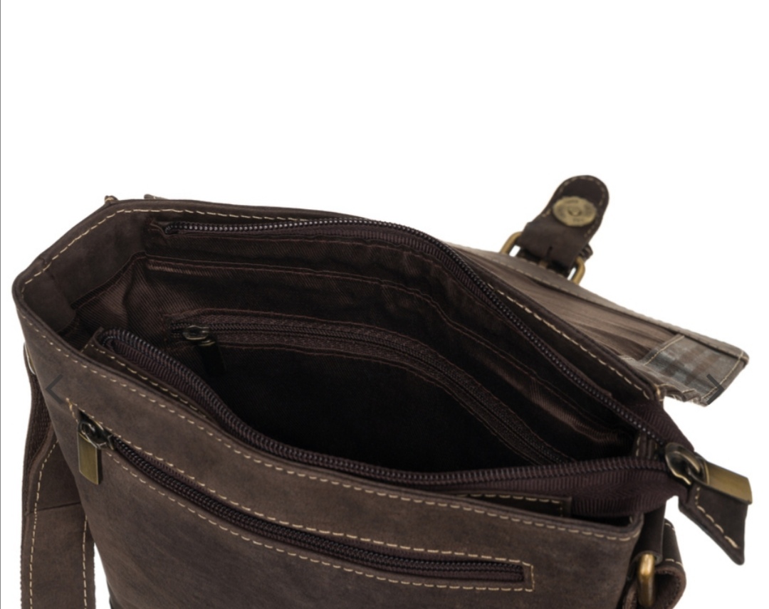 Luxusní pánská kožená taška přes rameno Always Wild Titan Messenger 
