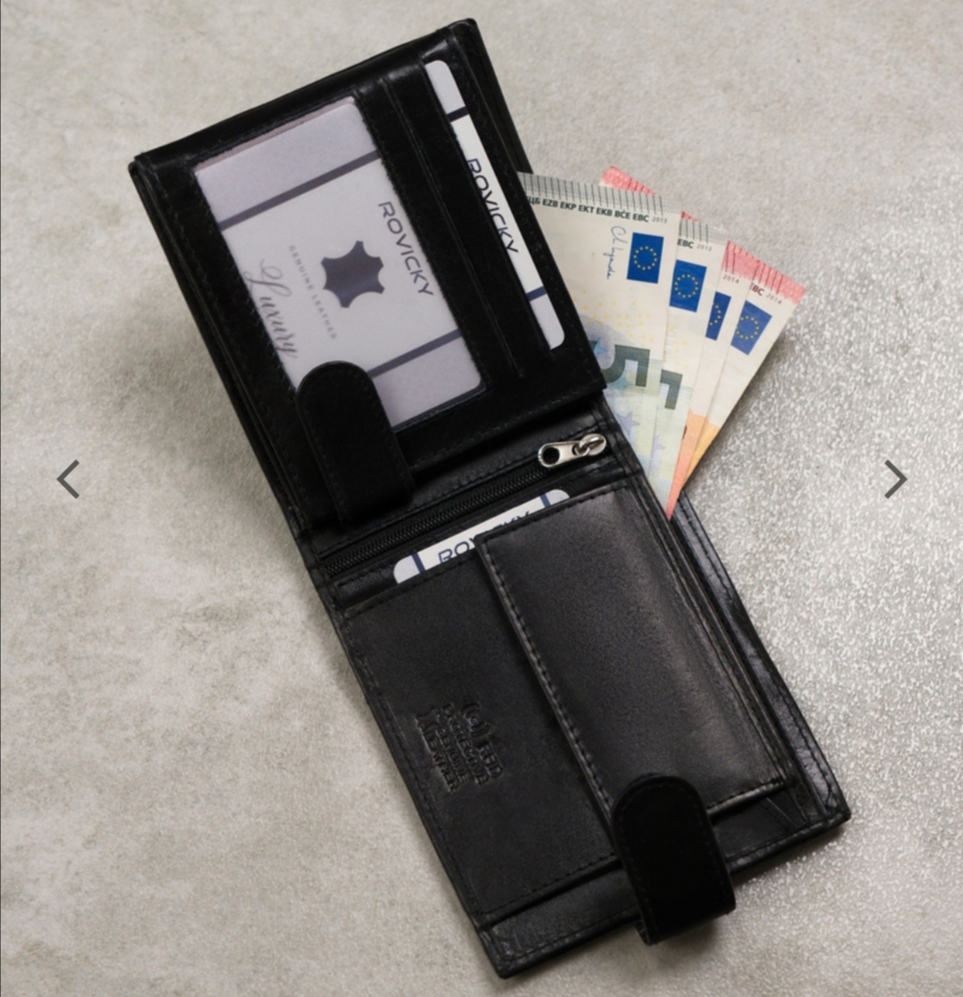 Pánská velká kožená peněženka z přírodní kůže Always Wild 