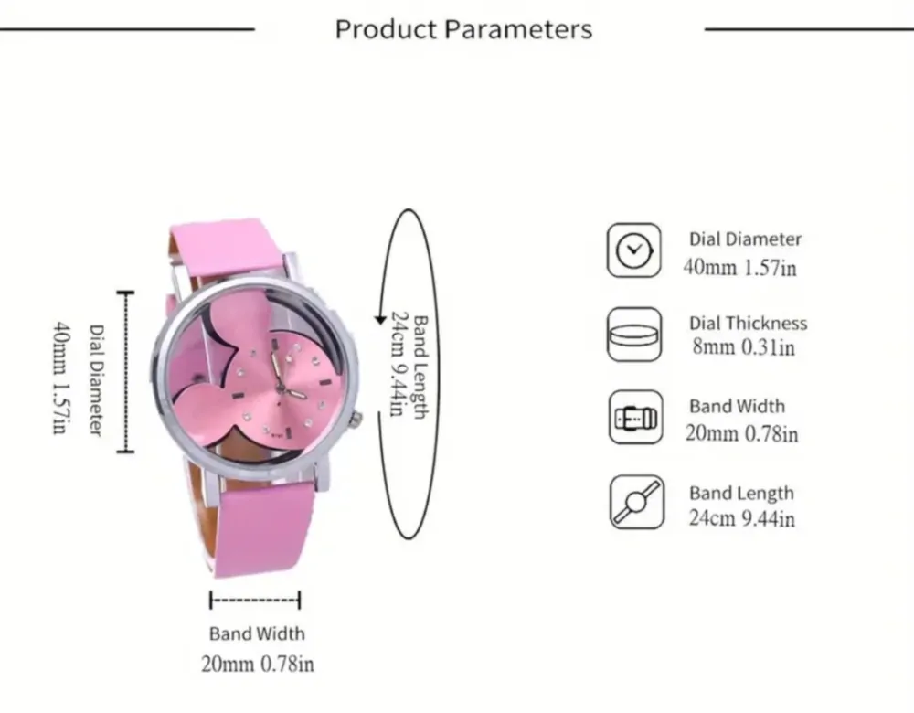 Dětské hodinky s motivem Mickey Mouse 