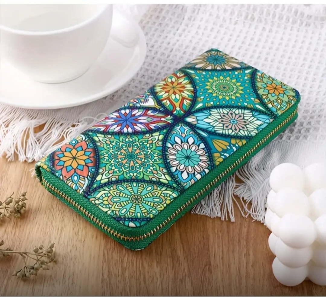 Velká módní barevná peněženka 