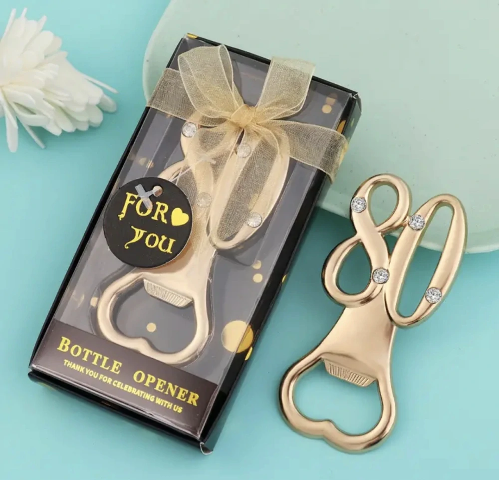 Slavnostní otvírák lahví ke kulatému jubileu 40, 50, 60...