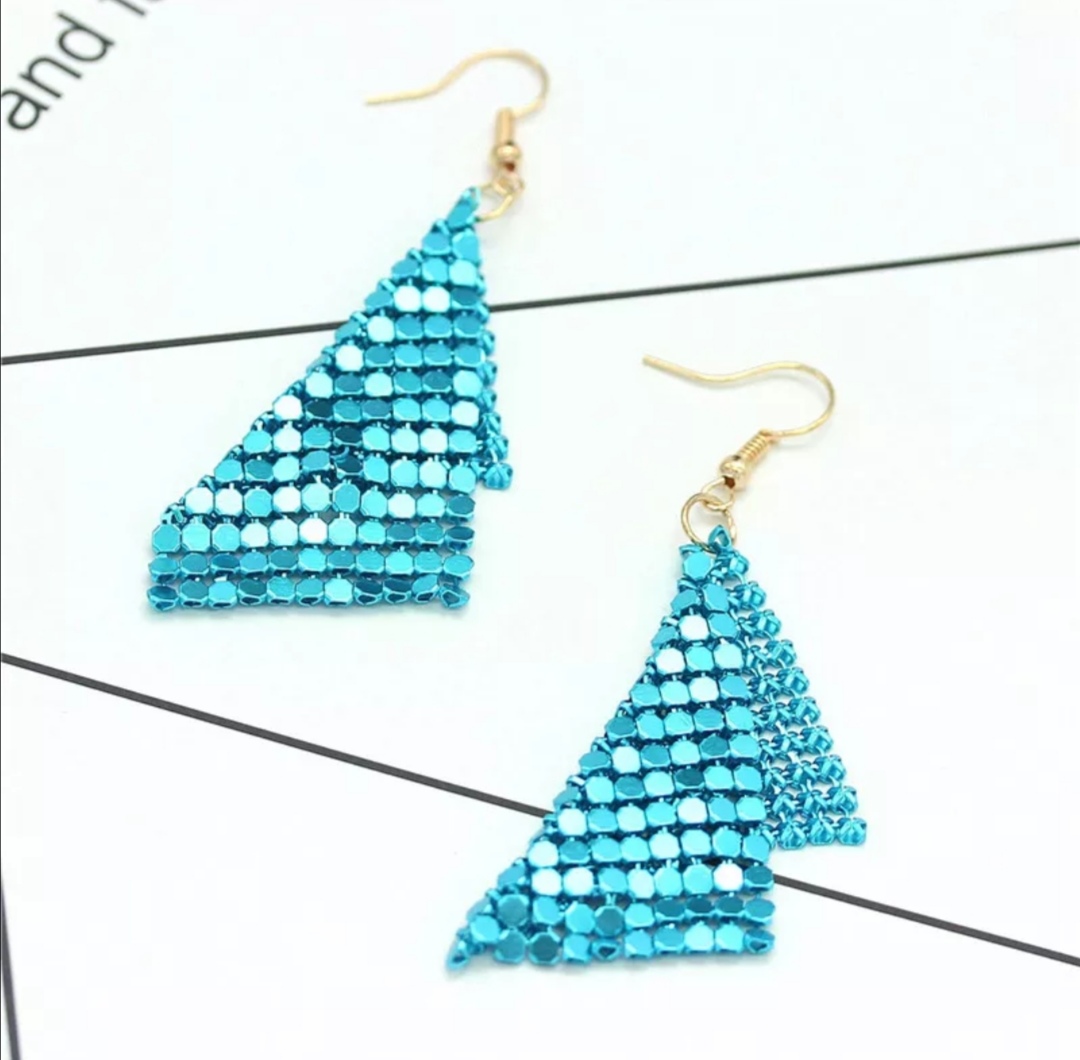 Krásné večerní náušnice 7,5 cm