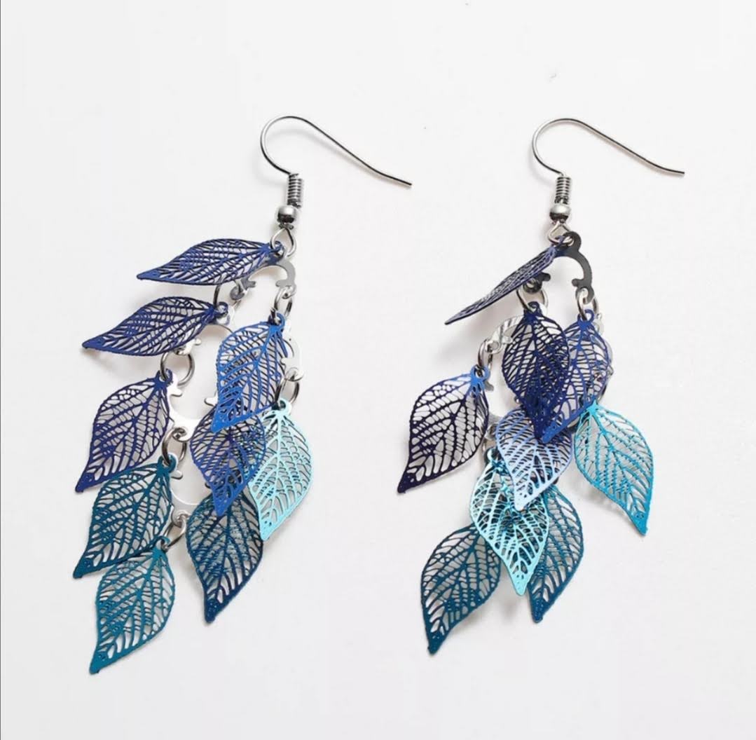 Dlouhé střapcové náušnice 7,7 cm