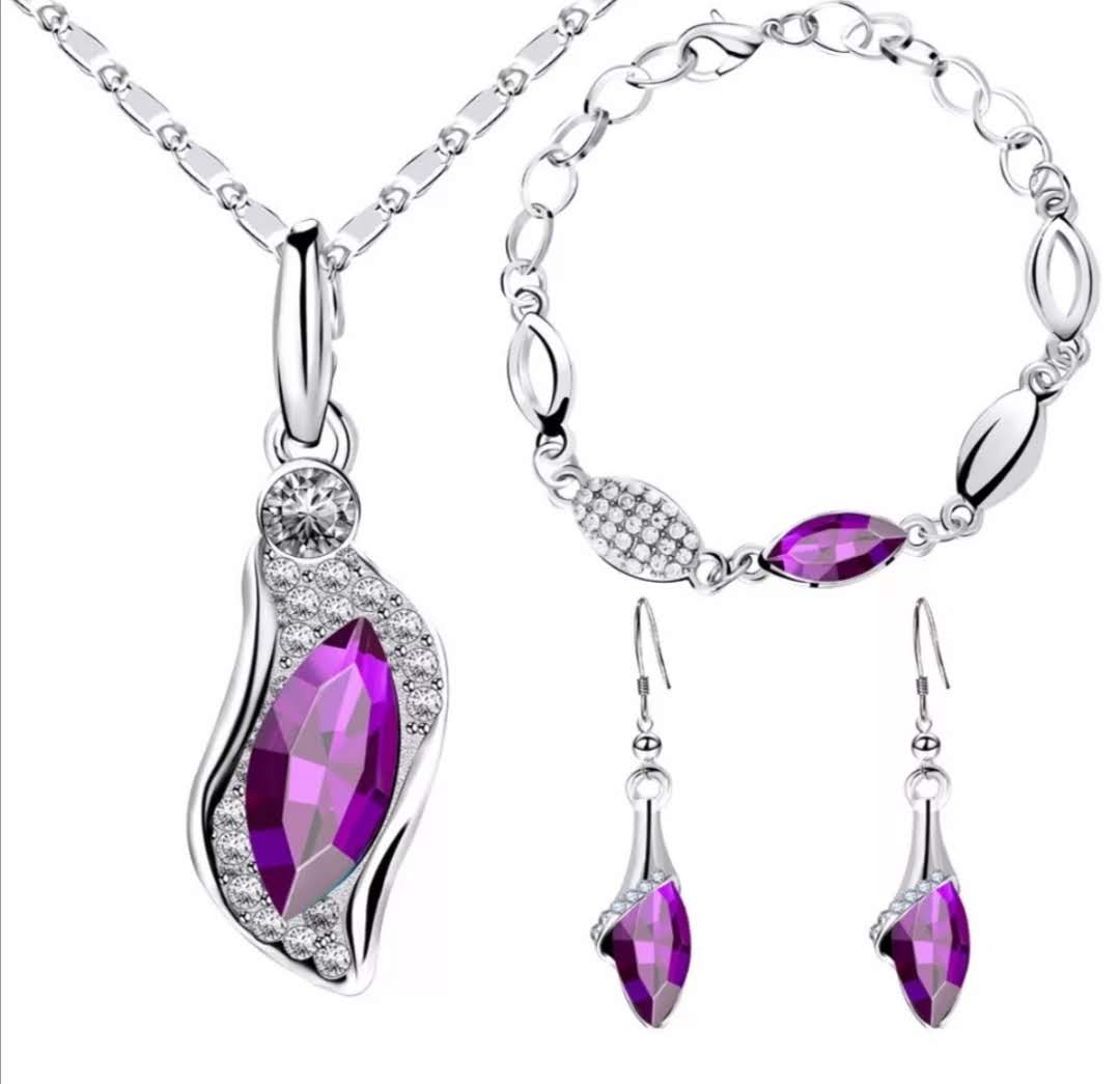 Sada šperků Silver Harmony Trio - 2 varianty 