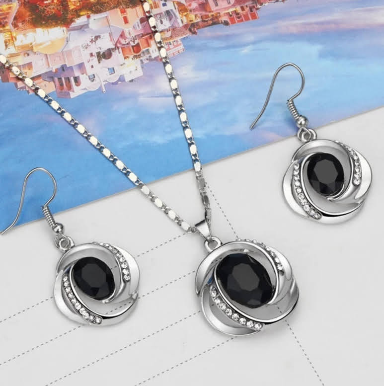 Sada šperků Iconic Drop náhrdelníku a náušnic - 5 variant 