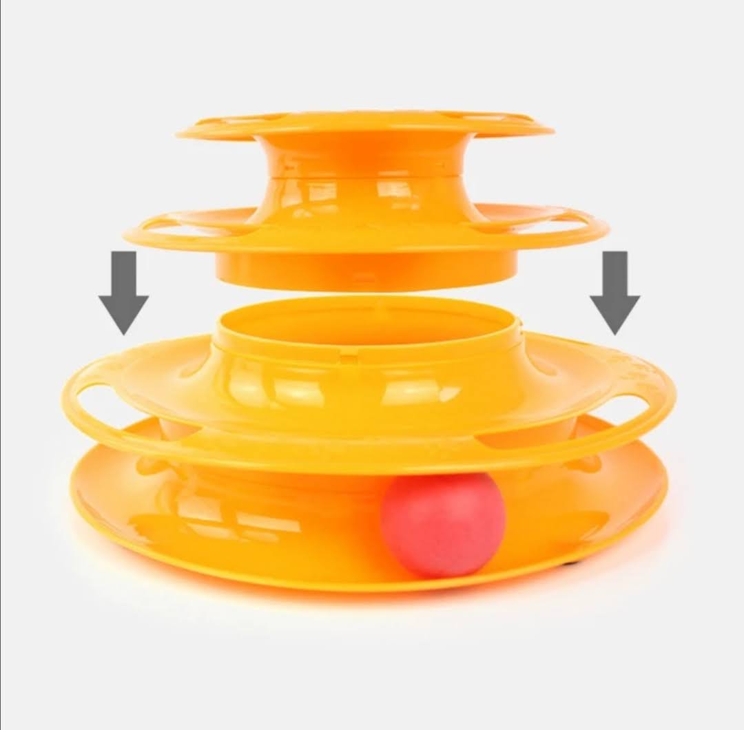 Třípatrová věž pro kočky