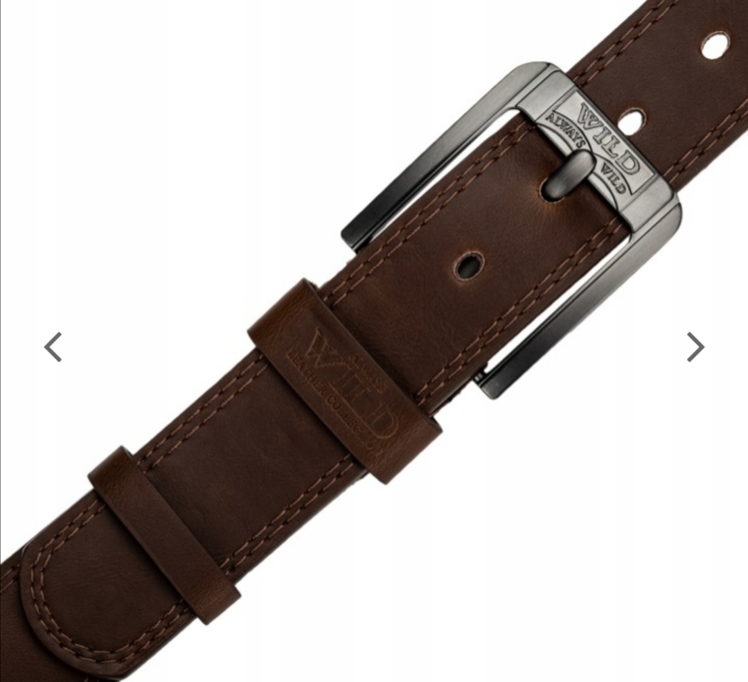 Pánský kožený pásek s klasickou sponou Always Wild