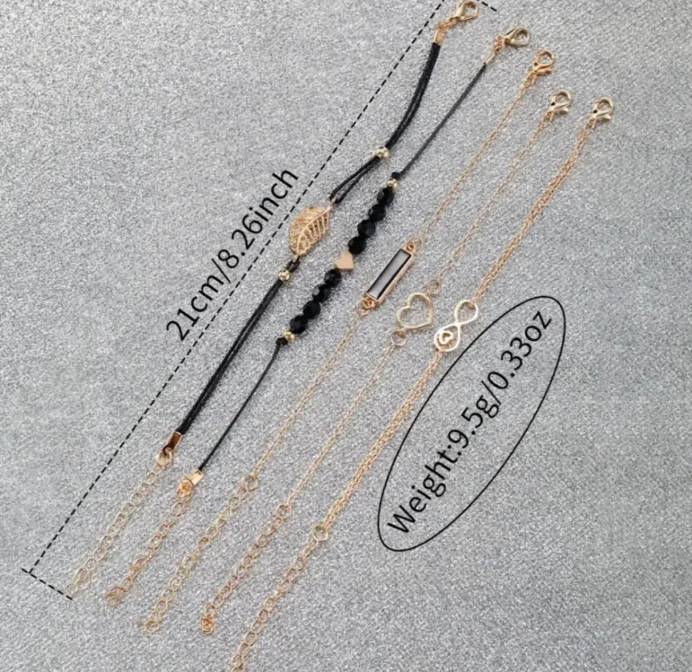 Luxusní dárková sada hodinek se srdíčkem a 5 náramky 