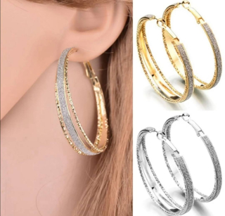 Krásné dámské velké kruhy 5 cm