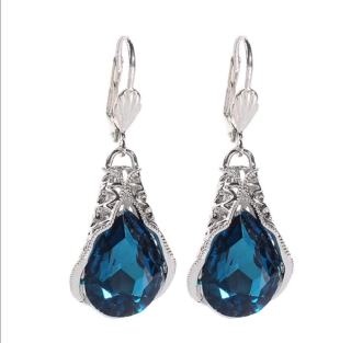 Luxusní orientální náušnice 4,4x1,6 cm