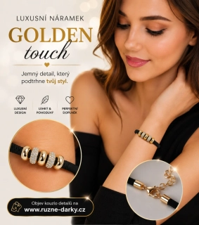 Luxusní náramek Golden Touch