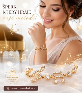 Luxusní náramek Zlatá melodie 