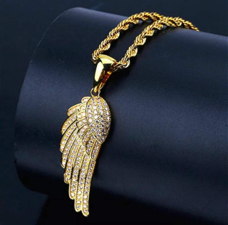 Řetízek s přívěskem andělské křídlo