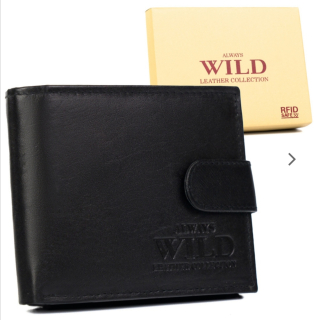 Pánská velká kožená peněženka z přírodní kůže Always Wild