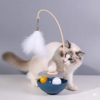 Automatická interaktivní hračka pro kočky 3v1