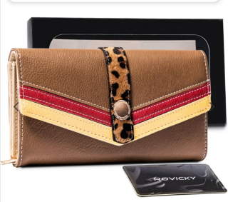 Velká dámská peněženka Lulu Castagnette hnědá