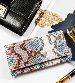 Velká dámská peněženka 4U Cavaldi hadí vzor 