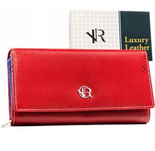 Elegantní kožená peněženka Rovicky červená